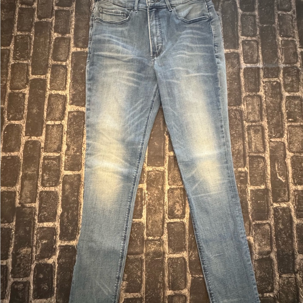Express Women's High Rise Light Blue Jeans